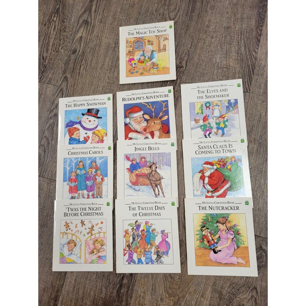1993 Leap Frog My Little Christmas Paperback Books Lot of 10